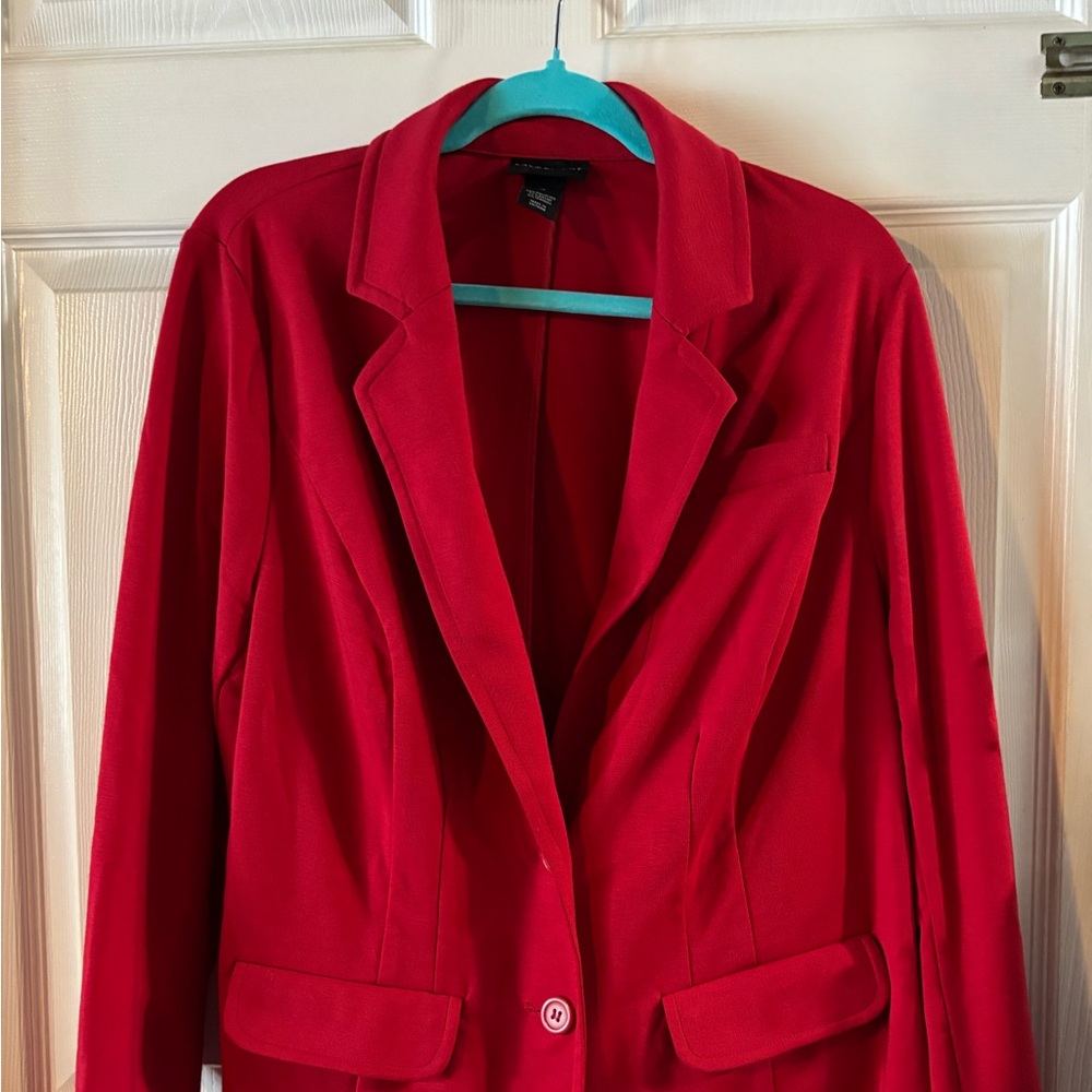 Lane Bryant blazer!  Red and size 18.  Excellent used condition!